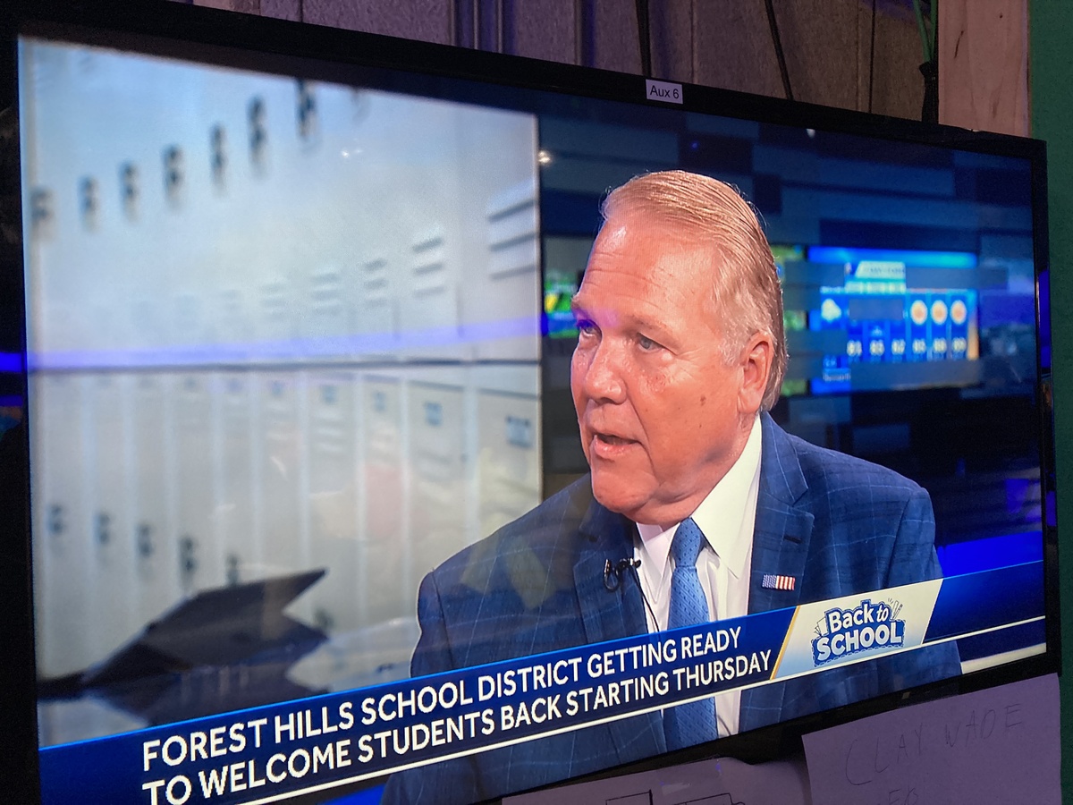 Larry Hook appears on WLWT to discuss back-to-school topics